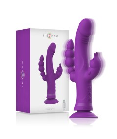 INTENSE - CASANOVA VIBRADOR RABBIT SILICONA TRIPLE MOTOR MORADO