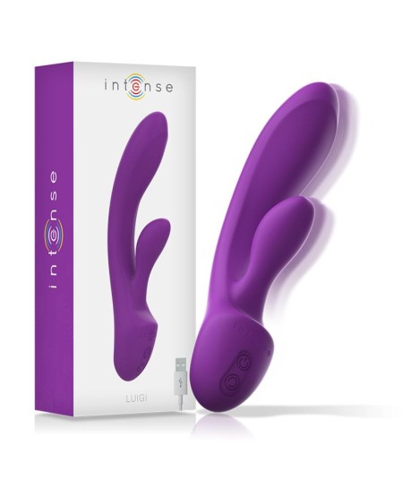 INTENSE - LUIGI VIBRADOR RABBIT SILICONA LIQUIDA MORADO