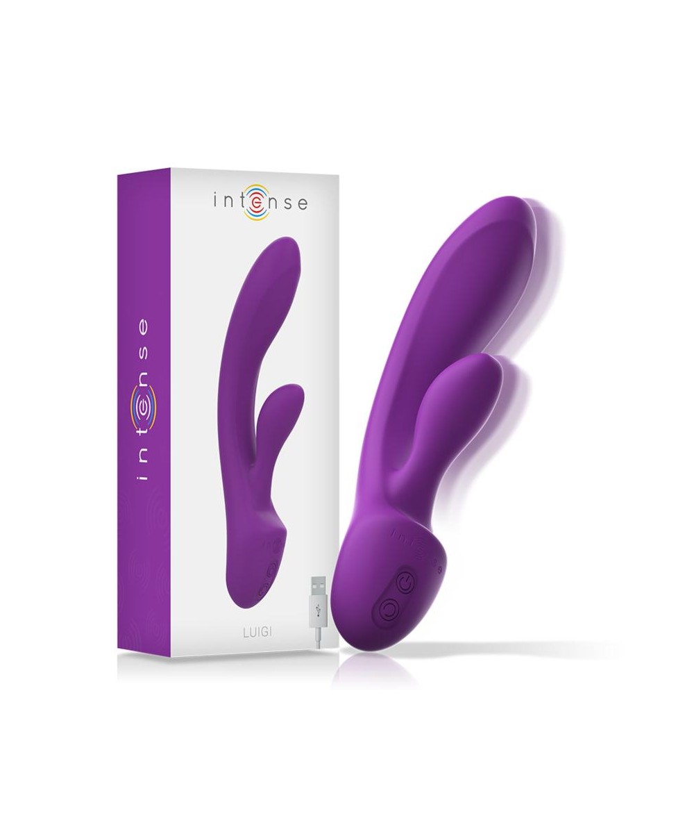 INTENSE - LUIGI VIBRADOR RABBIT SILICONA LIQUIDA MORADO