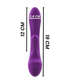 INTENSE - LUIGI VIBRADOR RABBIT SILICONA LIQUIDA MORADO