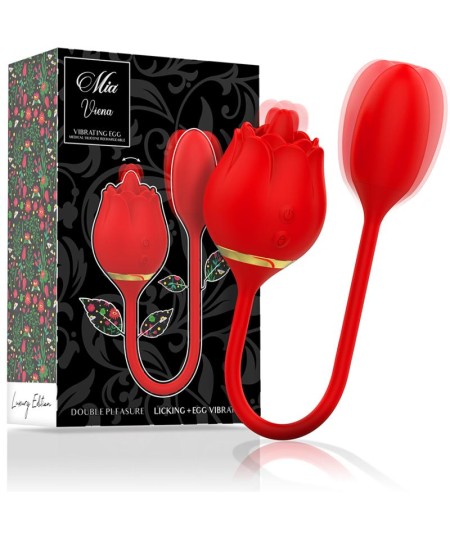 MIA - VIENA DOUBLE PLEASURE LICKING + HUEVO VIBRADOR