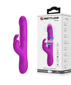 PRETTY LOVE - REESE VIBRADOR CON ROTACIÓN MORADO