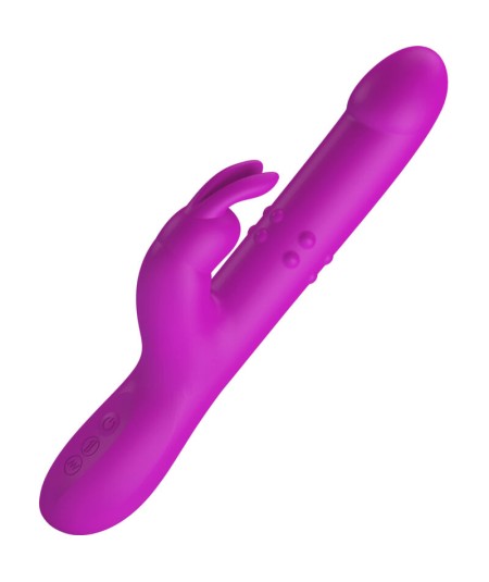 PRETTY LOVE - REESE VIBRADOR CON ROTACIÓN MORADO