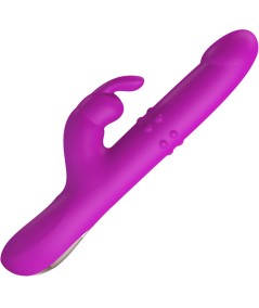 PRETTY LOVE - REESE VIBRADOR CON ROTACIÓN MORADO