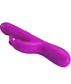 PRETTY LOVE - REESE VIBRADOR CON ROTACIÓN MORADO