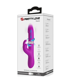 PRETTY LOVE - REESE VIBRADOR CON ROTACIÓN MORADO