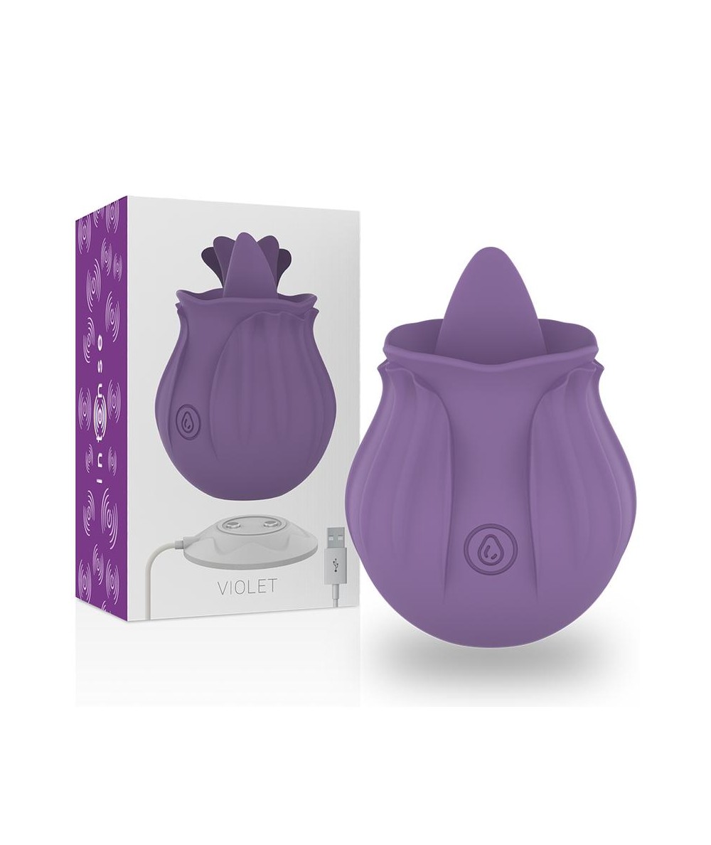 INTENSE - VIOLET ESTIMULADOR LENGUA BASE MAGNETICA