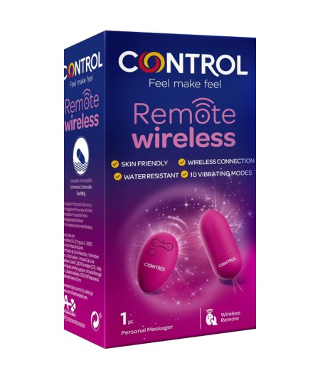 CONTROL - MASAJEADOR PERSONAL CONTROL REMOTO WIRELESS