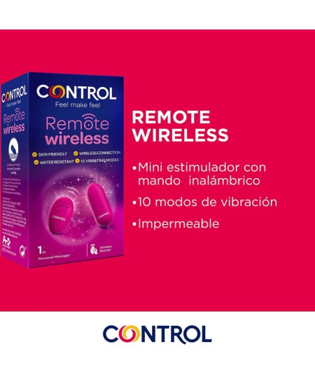 CONTROL - MASAJEADOR PERSONAL CONTROL REMOTO WIRELESS