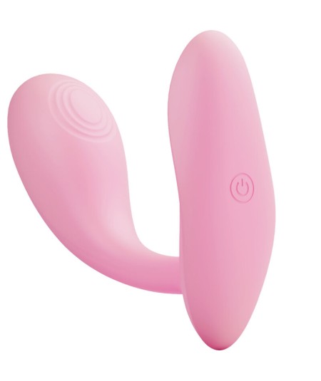 PRETTY LOVE - BAIRD G-SPOT 12 VIBRACIONES RECARGABLE ROSA APP