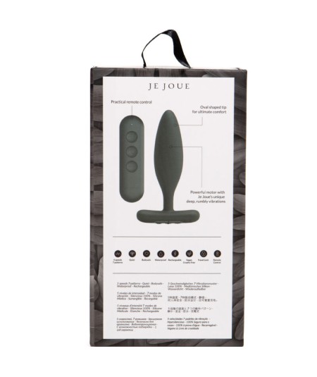 JE JOUE - VESTA PLUG ANAL VIBRADOR NEGRO