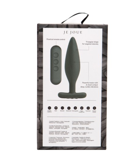 JE JOUE - EGON PLUG ANAL VIBRADOR NEGRO