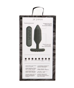 JE JOUE - ONYX PLUG ANAL VIBRADOR NEGRO