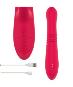 INTENSE - DUA VIBRADOR MULTIFUNCIÓN RECARGABLE UP & DOWN CON LENGUA ROJO