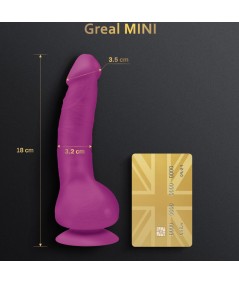 GVIBE - GREAL MINI DILDO VIBRADOR SILICIONA FUCSIA