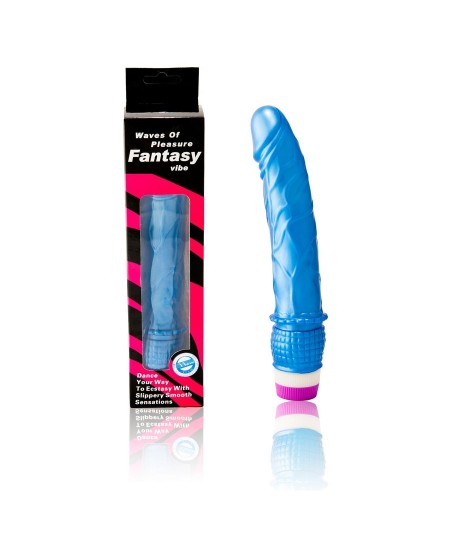 WAVES OF PLEASURE VIBRADOR 23 CM AZUL