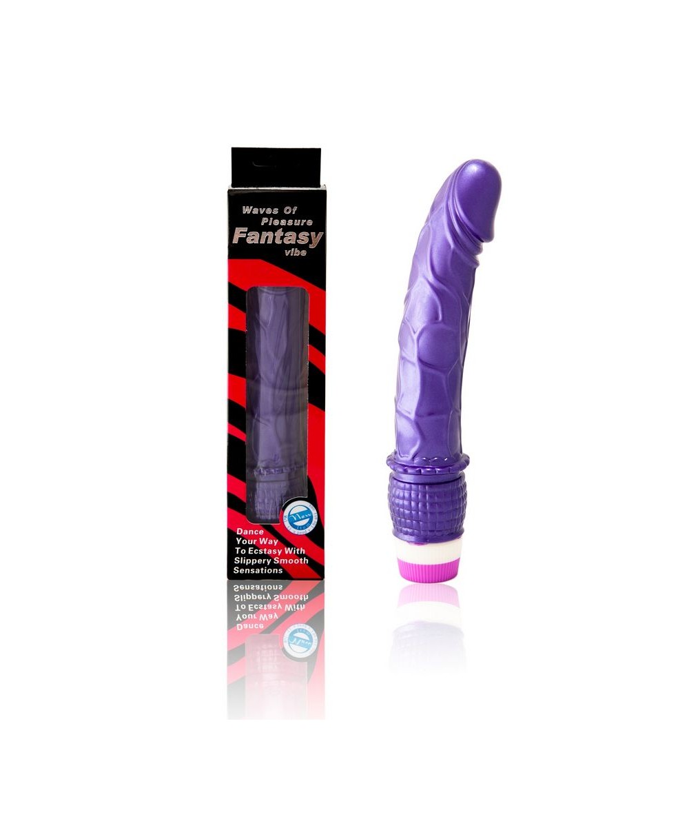 WAVES OF PLEASURE VIBRADOR 23 CM MORADO