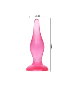 PLUG ANAL TACTO SUAVE LILA 14.2 cm