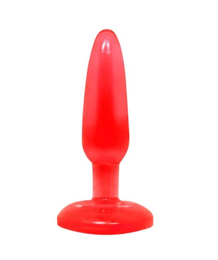 PLUG ANAL TACTO SUAVE ROJO 14.2