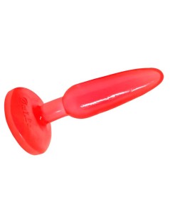 PLUG ANAL TACTO SUAVE ROJO 14.2