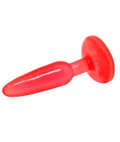 PLUG ANAL TACTO SUAVE ROJO 14.2