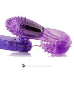 ESTIMULADOR  LILA VAGINAL Y ANAL CON VIBRACION