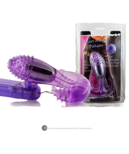 ESTIMULADOR  LILA VAGINAL Y ANAL CON VIBRACION