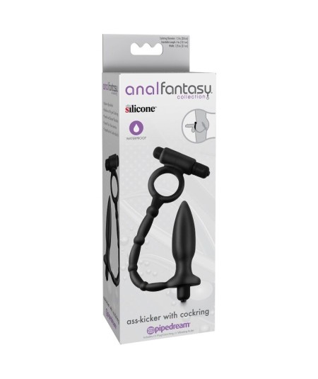 ANAL FANTASY ESTIMULADOR MINI ANAL CON RING Y BALA VIBRADORA