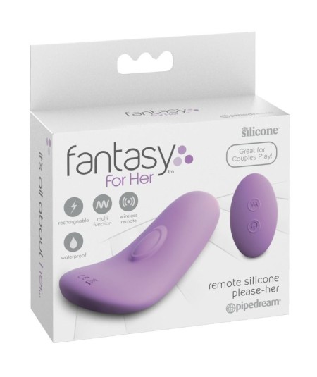 FANTASY FOR HER MASAJEADOR SILICONA POR CONTROL REMOTO