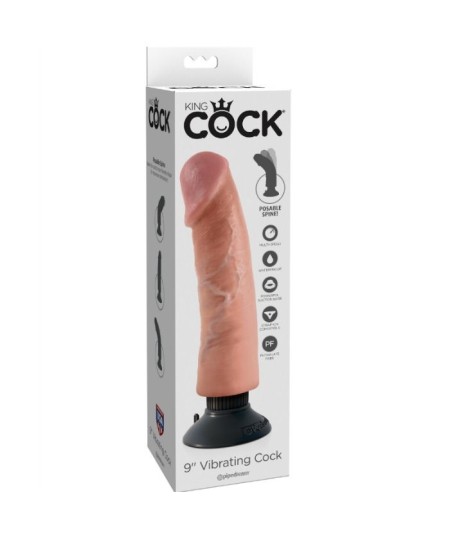 KING COCK DILDO VIBRADOR KING COCK 23 CM NATURAL