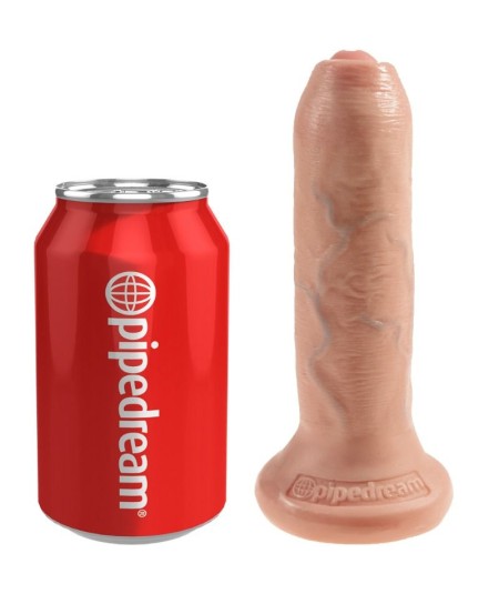 KING COCK DILDO REALISTICO UNCUT NATURAL 17 CM