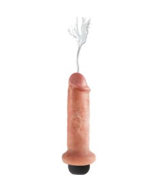 DILDO SQUIRTING 15.24 CM KING COCK