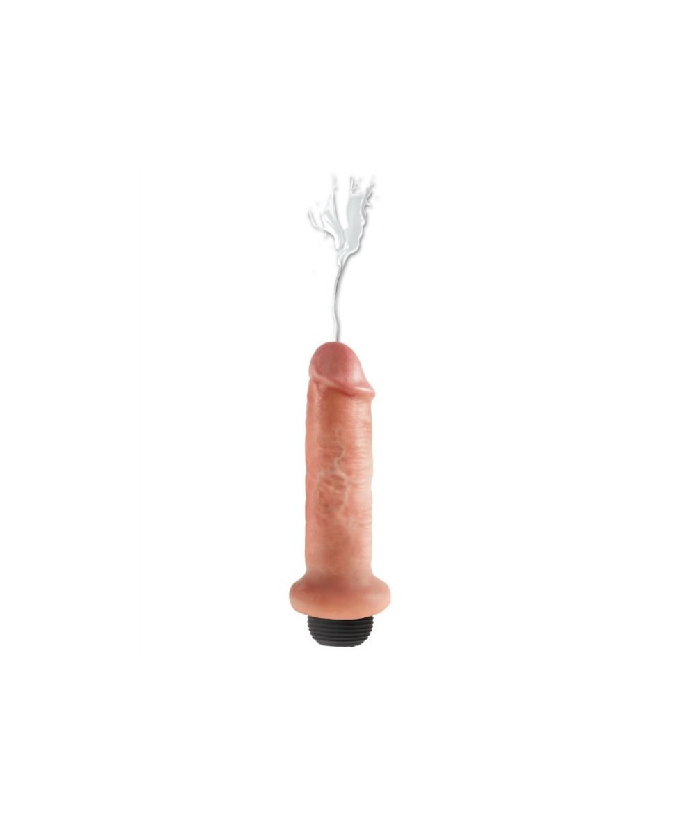 DILDO SQUIRTING 17.8 CM KING COCK NATURAL