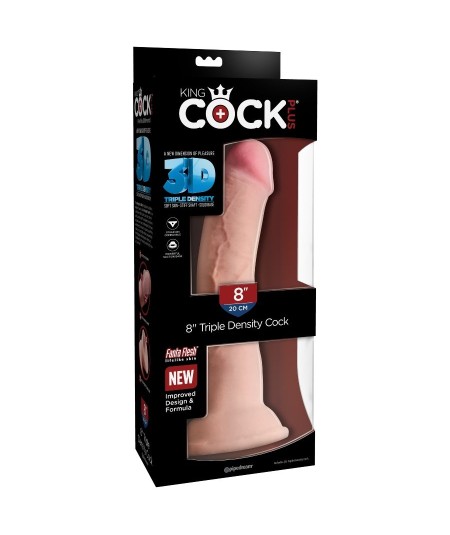 KINGCOCK DILDO TRIPLE DENSIDAD 21.6 CM