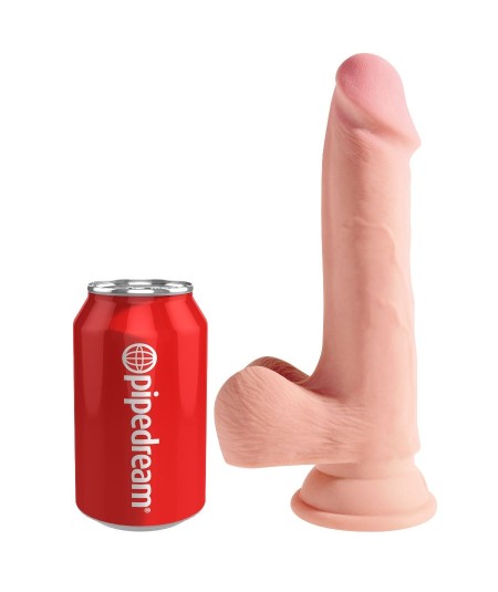 KINGCOCK DILDO TRIPLE DENSIDAD 18.4 CM