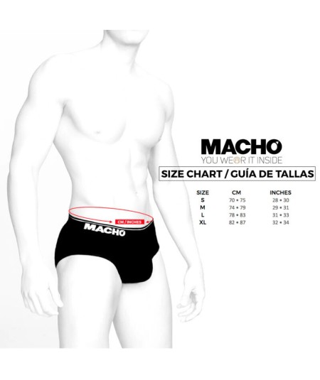 MACHO MX24NB SLIP NEGRO XL