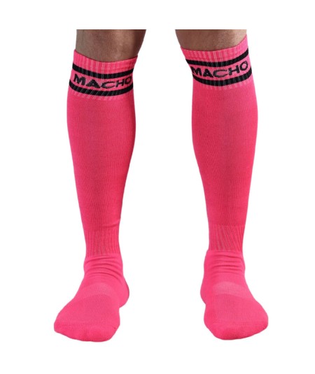 MACHO CALCETINES LARGOS TALLA UNICA ROSA