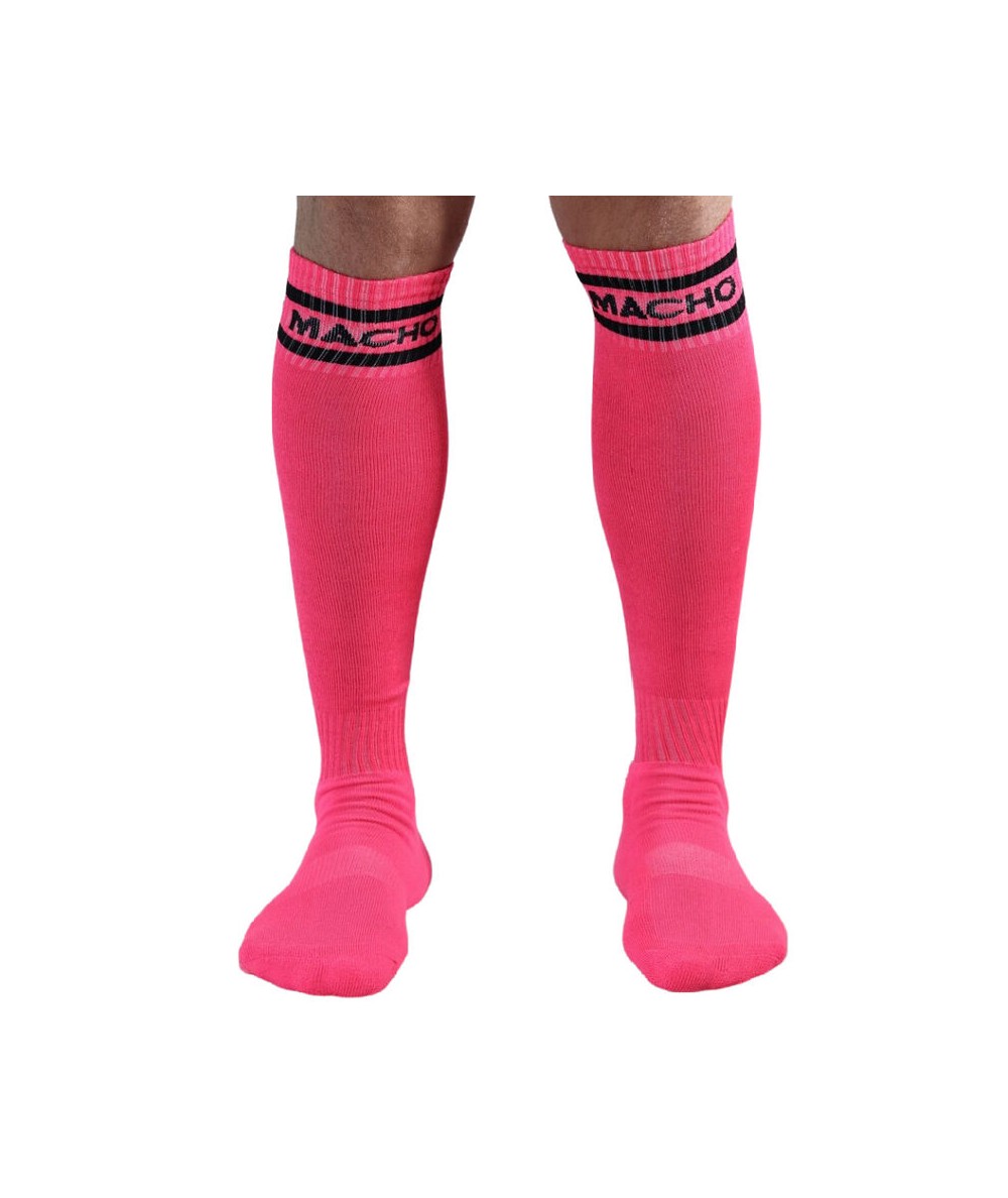 MACHO CALCETINES LARGOS TALLA UNICA ROSA