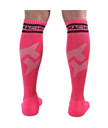 MACHO CALCETINES LARGOS TALLA UNICA ROSA