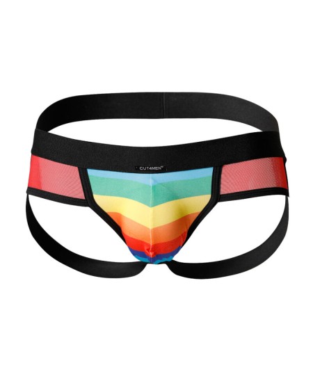 CUT4MEN - JOCKSTRAP RAINBOW L