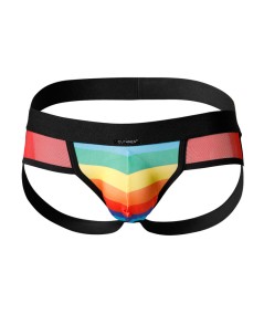 CUT4MEN - JOCKSTRAP RAINBOW L