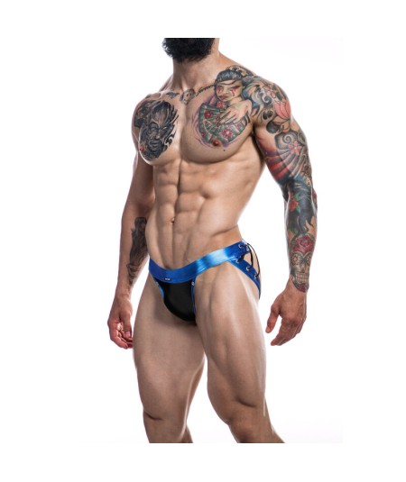 CUT4MEN - JOCKSTRAP DESIRE CUERO AZUL XL