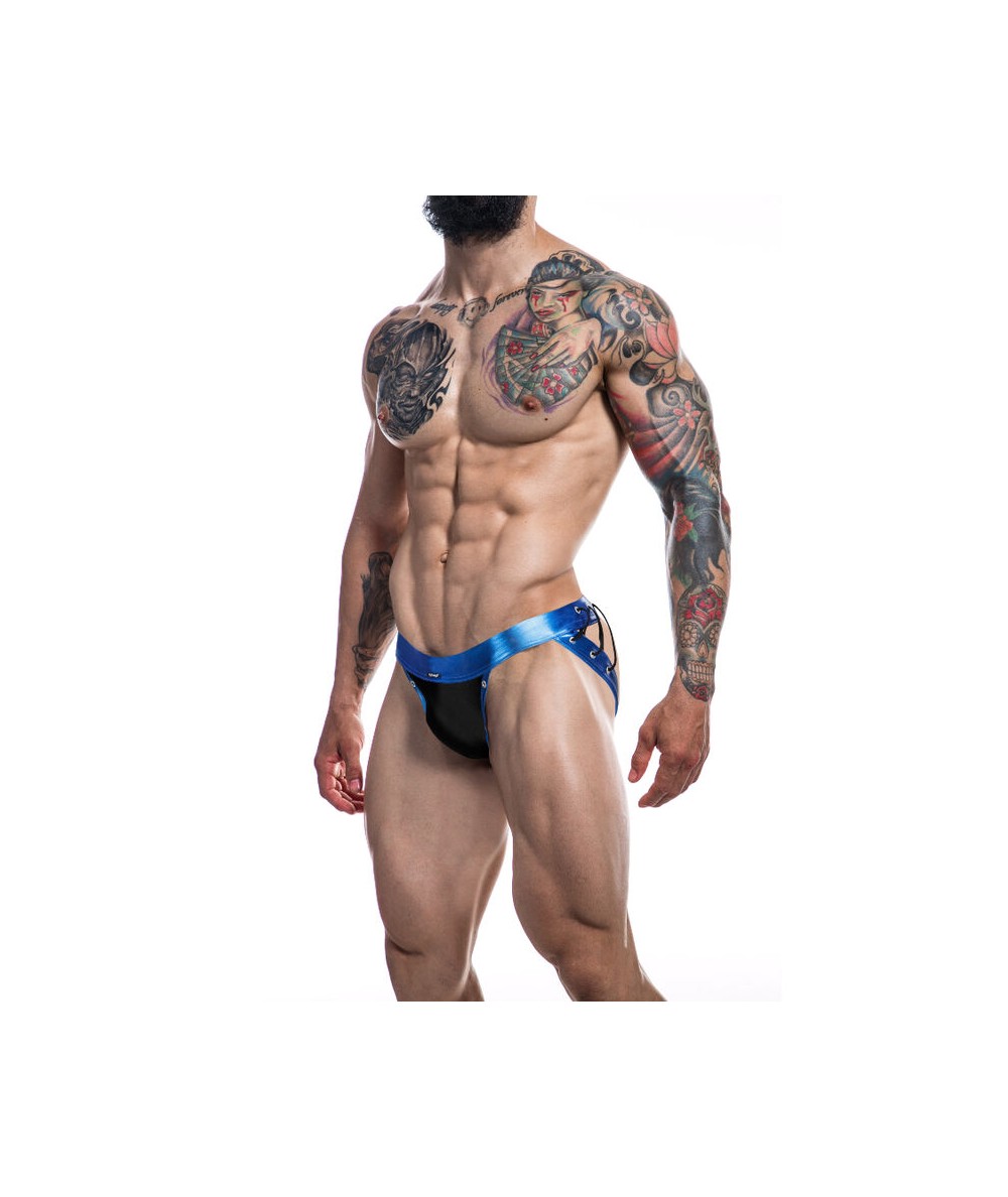 CUT4MEN - JOCKSTRAP DESIRE CUERO AZUL XL