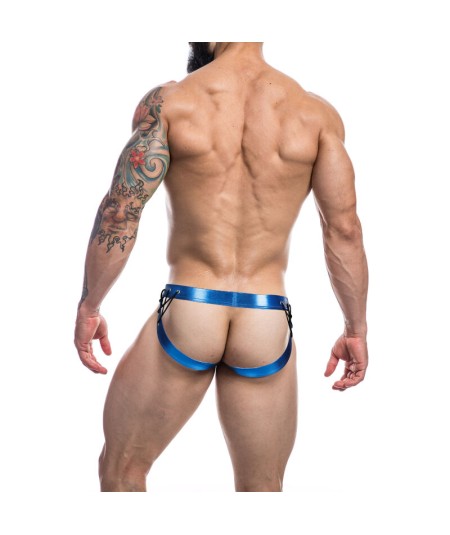 CUT4MEN - JOCKSTRAP DESIRE CUERO AZUL XL