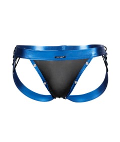 CUT4MEN - JOCKSTRAP DESIRE CUERO AZUL XL