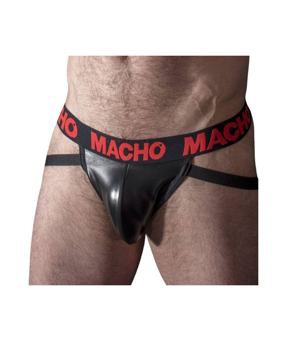 MACHO - MX25RC JOCK CUERO ROJO M