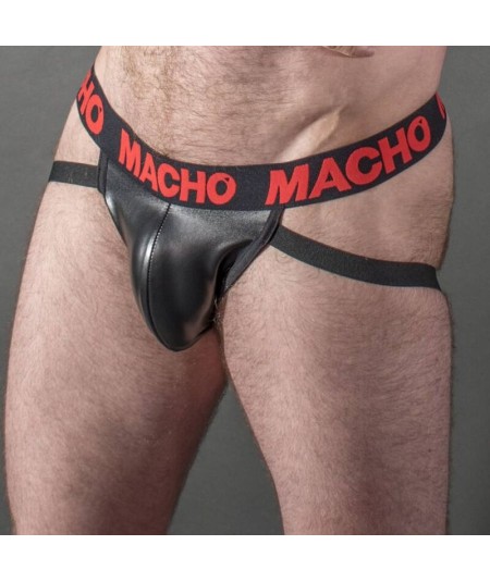 MACHO - MX25RC JOCK CUERO ROJO M