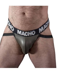 MACHO - MX27GR JOCK CUERO GRIS BEIGE S