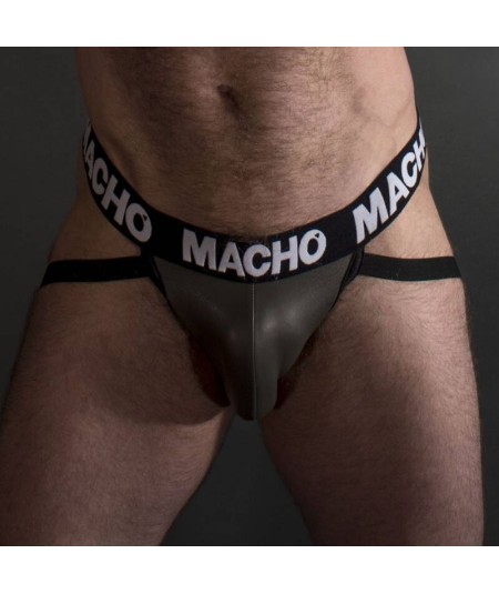 MACHO - MX27GR JOCK CUERO GRIS BEIGE S