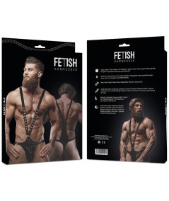 FETISH SUBMISSIVE ATTITUDE - ARNÉS ECOPIEL FORMA DE V HOMBRE